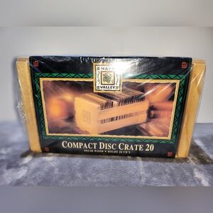 Napa Valley Compact Disc Crate 20 - Solid Wood